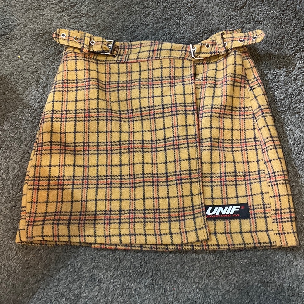 Plaid skirt size small to medium